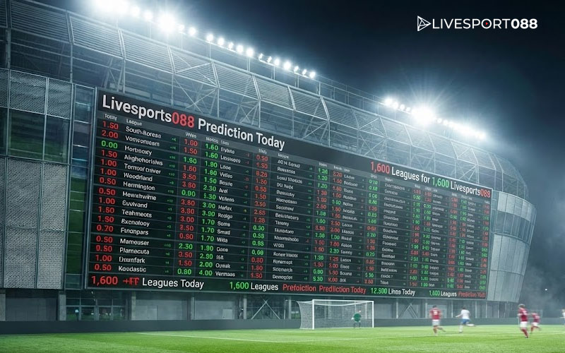 Our comprehensive Livesports088 Prediction Today system provides deep market analysis across 1,600 global leagues