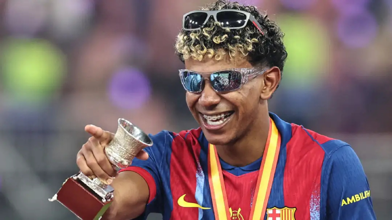 The Spanish prodigy has also just helped Barcelona defeat Mbappe&rsquo;s Real Madrid in the Spanish Super Cup
