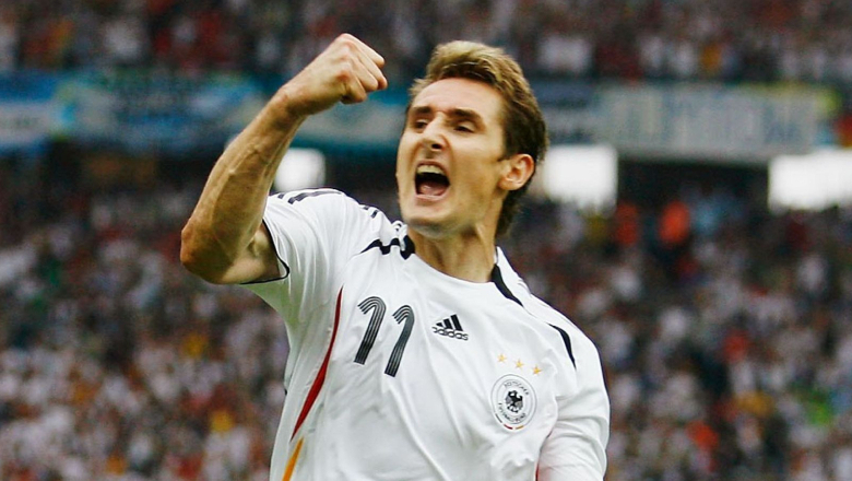 Klose holds Germany&rsquo;s all-time scoring record with 71 goals and the World Cup record with 16 goals