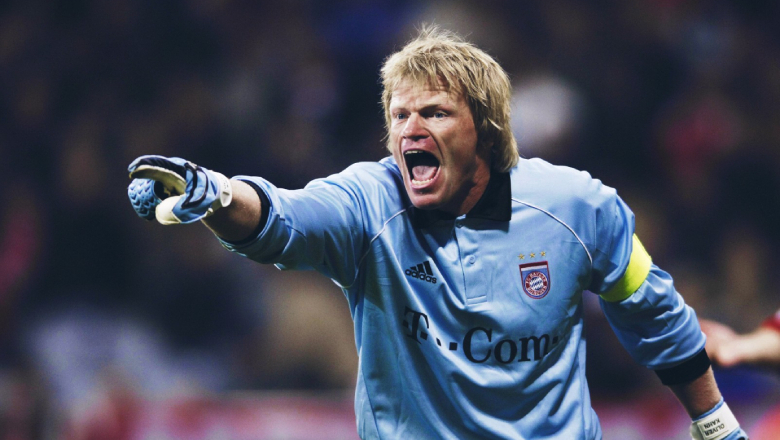 Oliver Kahn was known for his intense and fiery presence on the pitch