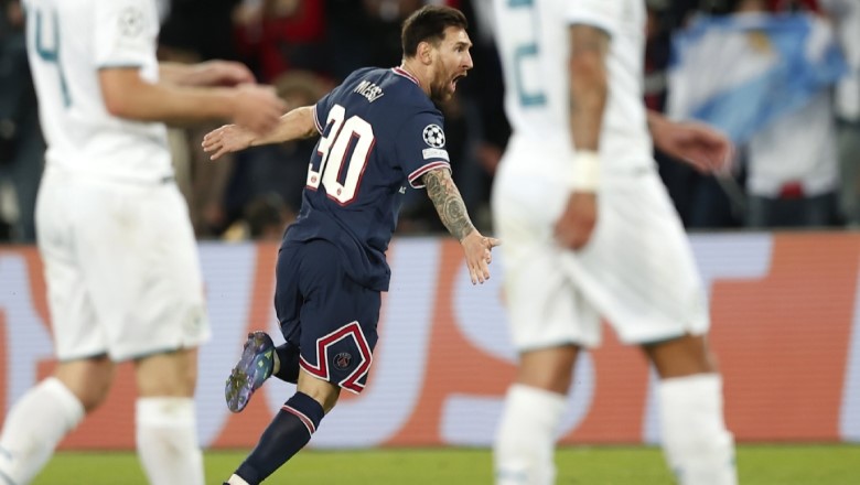 His first goal for the club came in the Champions League against Man City