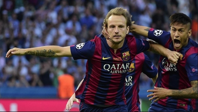 After moving to Barcelona, the Croatian midfielder peaked with a goal in the 2014&ndash;15 Champions League final