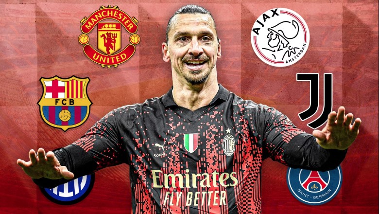 Zlatan Ibrahimović was a true football nomad, playing for nine major clubs in his career