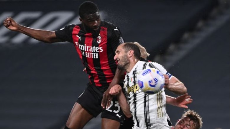 Athletic supremacy allowed Tomori to outjump the Juventus defense at a height of 2.61m