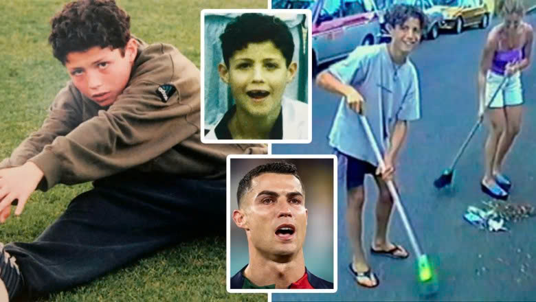 Even as a teenager, the fiery personality of Ronaldo was evident when he was expelled for defending his pride at school