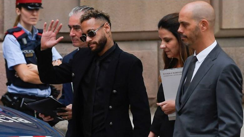 Barcelona was fined &euro;5.5 million following investigations into hidden Neymar transfer fees