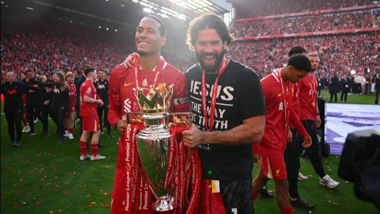 The Brazilian goalkeeper has won every major title with Liverpool